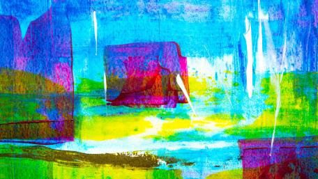 Expressionist acrylic painting wallpaper
