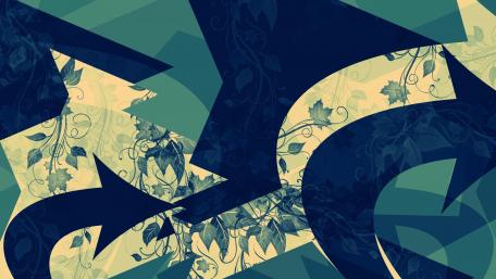 Arrows abstract art wallpaper