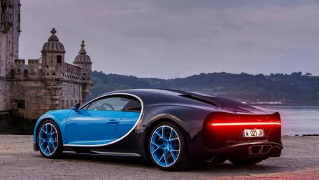 Bugatti Chiro at the Belém Tower wallpaper