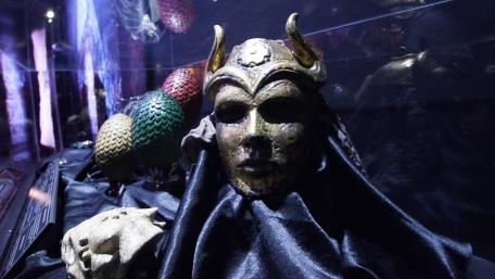 Dragon eggs Game of Thrones exhibition wallpaper
