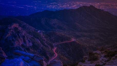 Mountain road wallpaper