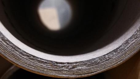 Circular Abstraction of Cardboard Textures and Shadows wallpaper