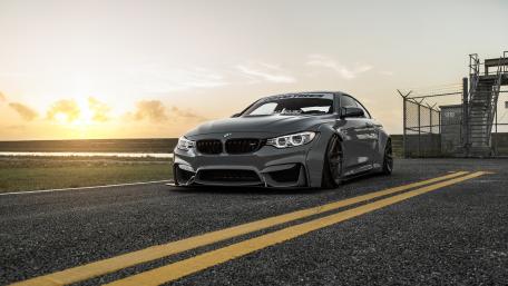 BMW Power Unleashed at Sunset wallpaper