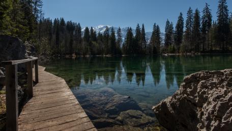 Lac Vert (Green lake) wallpaper