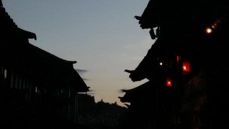 Lijiang silhouette wallpaper