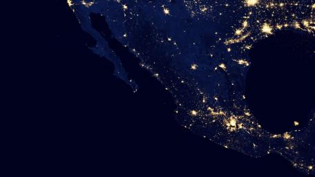 Night Lights of Mexico 2012 wallpaper