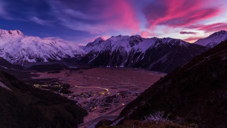 Aoraki Mount Cook Village wallpaper