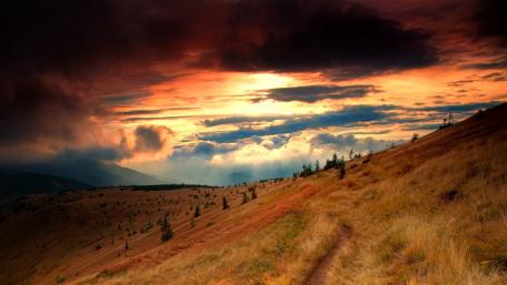 Autumn scenery wallpaper