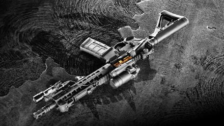 Precision and Power in Monochrome wallpaper