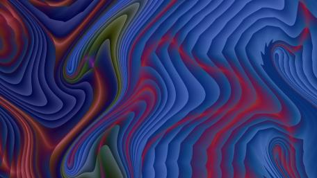 Waves of Blue Abstract Elegance wallpaper