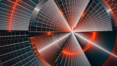 Laser Symmetry and Digital Elegance wallpaper