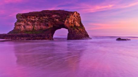 Natural Bridges State Beach wallpaper