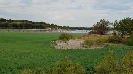 Hot summer at Benbrook lake wallpaper