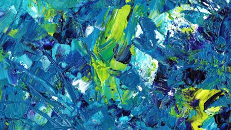Abstract painting with palette knife wallpaper