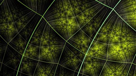 Leaf veins fractal art wallpaper