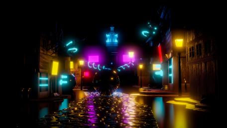 Neon lights wallpaper