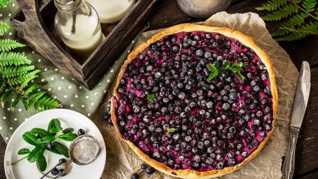 Blueberry pie wallpaper