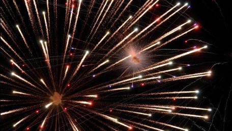 Fireworks in Florence wallpaper