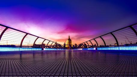 Millennium Bridge (London) wallpaper