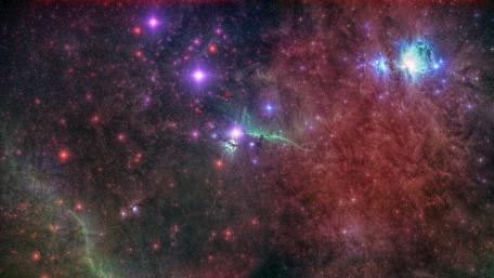 Horsehead Centered Orion Goodies - DSS Mosaic wallpaper