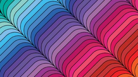 Vibrant Waves of Colorful Patterns wallpaper
