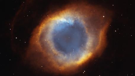 Iridescent Glory of Nearby Helix Nebula wallpaper