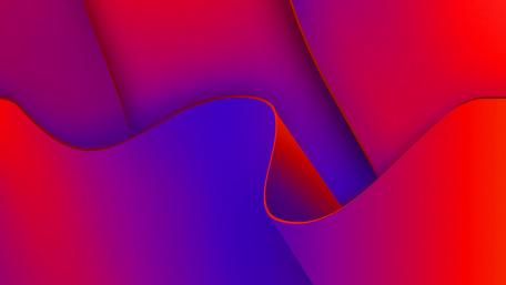 Vibrant Abstract Waves in Red and Purple Shades wallpaper