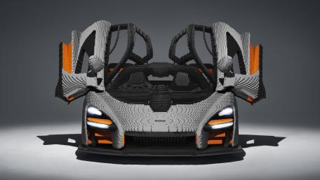 LEGO replica McLaren Senna wallpaper