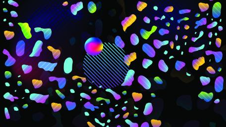 Neon abstraction wallpaper