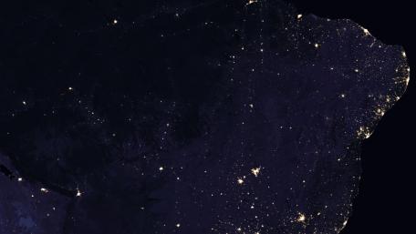 Night Lights of Brazil & Bolivia 2016 wallpaper