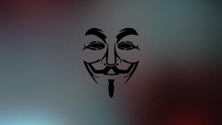 Guy Fawkes mask silhouette wallpaper