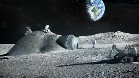 Colonization of the Moon wallpaper