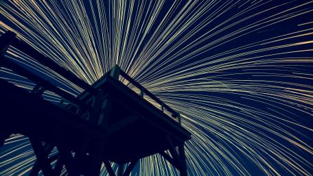 Steel wool photography wallpaper