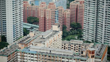 Tower Blocks in Singpore wallpaper