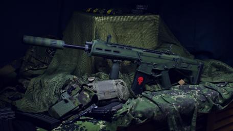 Military Sniper Rifle Setup wallpaper