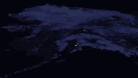 Night Lights in Alaska 2016 wallpaper