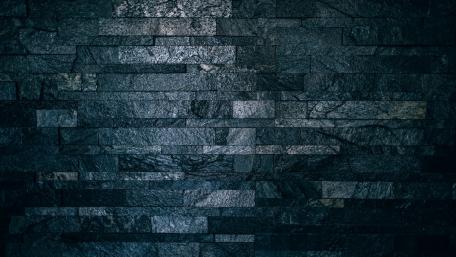 Black stone wall wallpaper