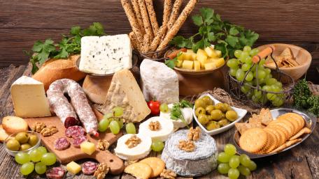 Cheese selection wallpaper