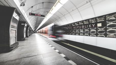 Metro station in Prague wallpaper