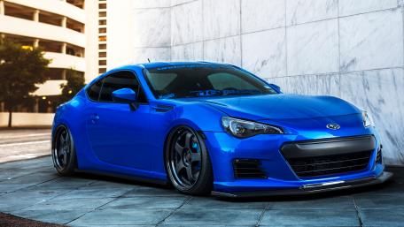 Blue JDM Dream Machine: Subaru Oasis wallpaper