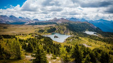 Mountain lakes wallpaper