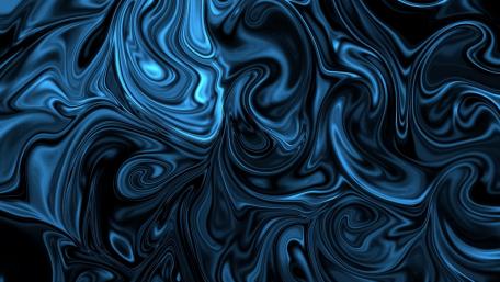 Liquid Blue Fractal Swirls wallpaper
