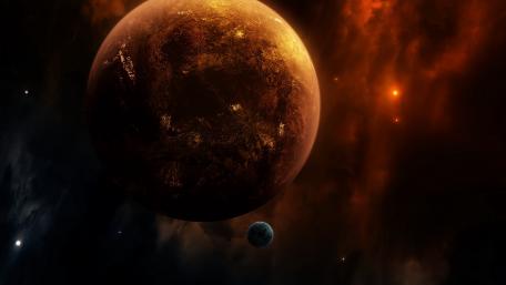 Majestic Celestial Encounter wallpaper