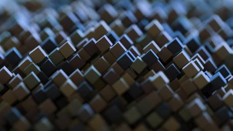 3D abstract cubes wallpaper