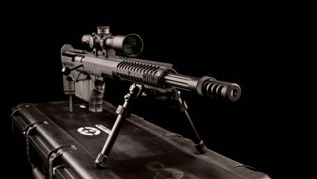 Precision Sniper Rifle Displayed wallpaper