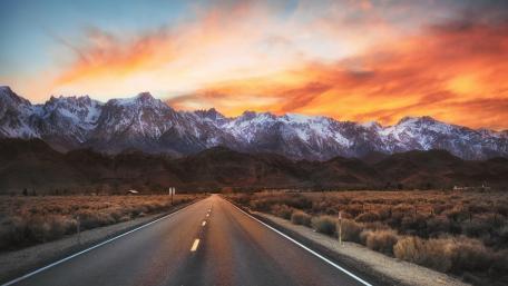 Road in California wallpaper