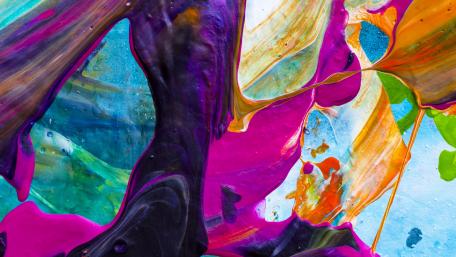 Colorful abstract painting art wallpaper