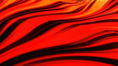 Vibrant Waves of Red Abstract Art wallpaper