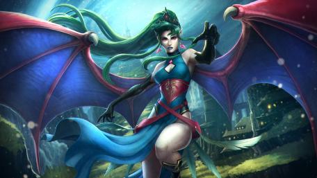 Gothic vampire girl wallpaper