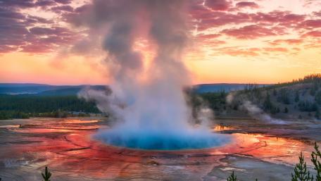 Grand Prismatic Spring (Yellowstone National Park) wallpaper